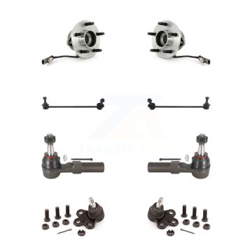 Front Hub Bearing Lower Ball Joint Outer Tie Rod Link Kit (8Pc) For Saturn Vue Chevrolet K7T-109429