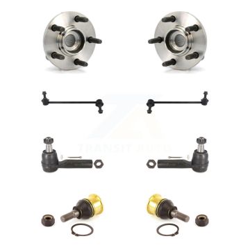 Front Bearing Lower Ball Joint Outer Tie Rod Link Kit (8Pc) For Ford Taurus Mercury Sable K7T-109431