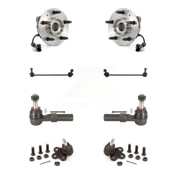 Front Bearing Lower Ball Joint Outer Tie Rod Link Kit (8Pc) For Chevrolet Equinox Pontiac K7T-109434