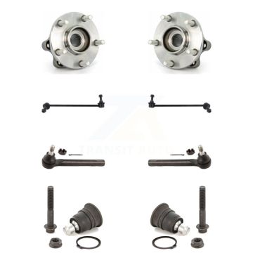 Front Bearing Lower Ball Joint Outer Tie Rod & Link Kit (8Pc) For 2003-2004 Nissan Murano K7T-109436