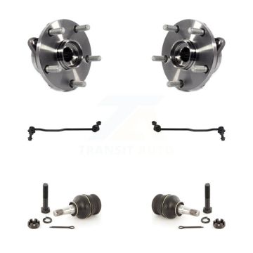 Front Hub Bearing Lower Ball Joint Sway Bar Link Kit For 2015-2019 Subaru Outback Legacy K7T-109445