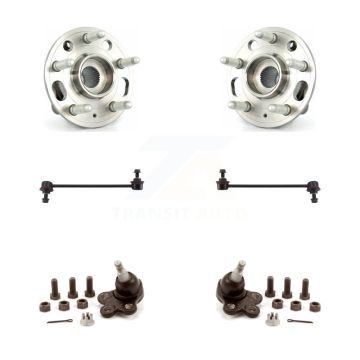 Front Hub Bearing Lower Ball Joint & Link Kit For 2010-2017 Chevrolet Equinox GMC Terrain K7T-109463
