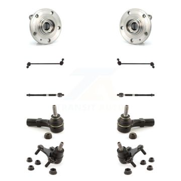 Front Bearing Lower Ball Joint Outer Inner Tie Rod Link Kit (10Pc) For Volkswagen Jetta R K7T-109476