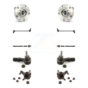 Front Hub Bearing Lower Ball Joint Outer Inner Tie Rod Link Kit (10Pc) For Volkswagen CC K7T-109485