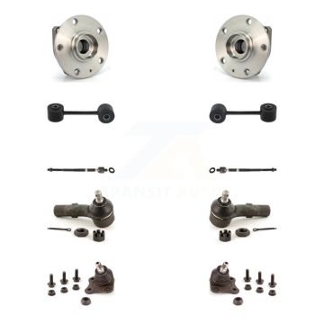 Front Bearing Assembly Lower Ball Joint Outer Inner Tie Rod Sway Bar Link Kit (10Pc) For K7T-109486