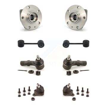 Front Hub Bearing Lower Ball Joint Outer Tie Rod Link Kit (8Pc) For Volkswagen Golf City K7T-109490