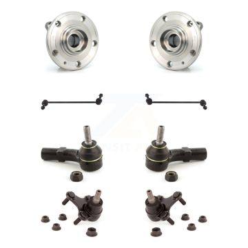 Front Bearing Lower Ball Joint Outer Tie Rod & Link Kit (8Pc) For 2009-2017 Volkswagen CC K7T-109491