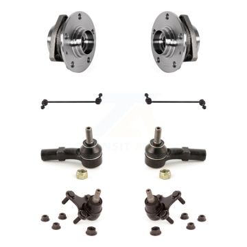 Front Bearing Lower Ball Joint Outer Tie Rod Link Kit (8Pc) For Audi A3 Quattro S3 e-tron K7T-109496