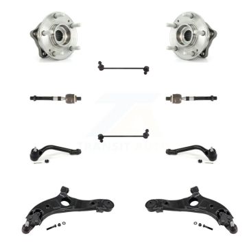 Front Bearing Lower Control Arm Outer Inner Tie Rod Link Kit (10Pc) For Hyundai Santa Fe K7T-109517
