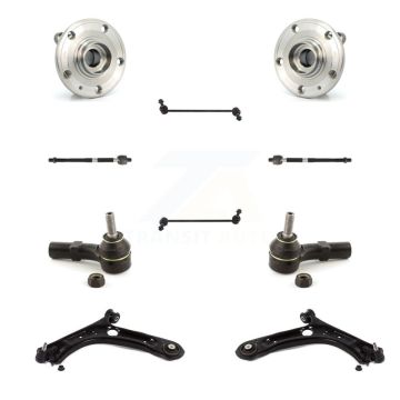Front Bearing Lower Control Arm Outer Inner Tie Rod Link Kit (10Pc) For Volkswagen Jetta K7T-109521