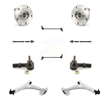 Front Bearing Lower Arm Outer Inner Tie Rod & Link Kit (10Pc) For 06-10 Volkswagen Passat K7T-109525