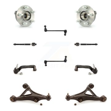 Front Hub Bearing Lower Control Arm Outer Inner Tie Rod Link Kit (10Pc) For Chrysler 300 K7T-109531