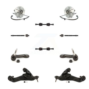 Front Bearing Lower Control Arm Outer Inner Tie Rod & Link Kit (10Pc) For Ford Expedition K7T-109534