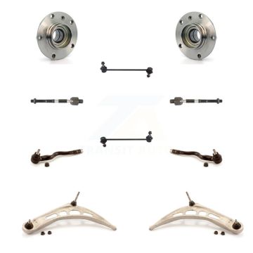 Front Bearing Lower Arm Outer Inner Tie Rod & Link Kit (10Pc) For BMW Z4 330Ci 325i 325Ci K7T-109551