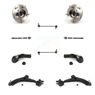 Front Bearing Lower Control Arm Outer Inner Tie Rod Link Kit (10Pc) For Volvo S40 V50 C70 K7T-109566