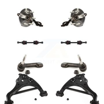 Front Bearing Lower Control Arm w/ Ball Joint Outer Tie Rod Link Kit (8Pc) For Ford F-150 K7T-109568
