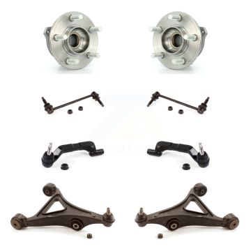 Front Bearing Lower Control Arm Outer Tie Rod & Link Kit (8Pc) For Dodge Charger Chrysler K7T-109573