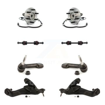 Front Bearing Lower Control Arm w/ Ball Joint Outer Tie Rod Link Kit (8Pc) For Ford F-150 K7T-109588