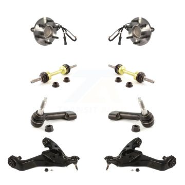 Front Bearing Lower Control Arm Outer Tie Rod Link Kit (8Pc) For Ford Expedition Lincoln K7T-109591