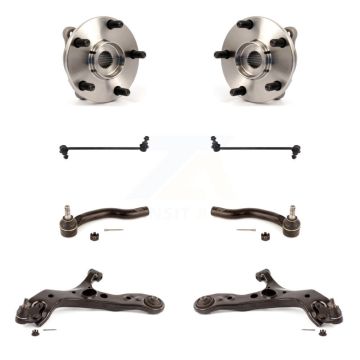 Front Bearing Lower Control Arm Ball Joint Outer Tie Rod & Link Kit (8Pc) For Toyota RAV4 K7T-109593