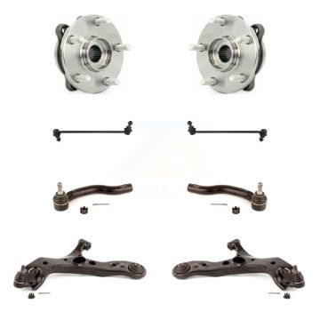 Front Bearing Lower Control Arm Ball Joint Outer Tie Rod & Link Kit (8Pc) For Toyota RAV4 K7T-109594