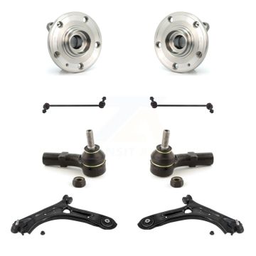 Front Bearing Lower Control Arm Outer Tie Rod Link Kit (8Pc) For Volkswagen Passat Beetle K7T-109597