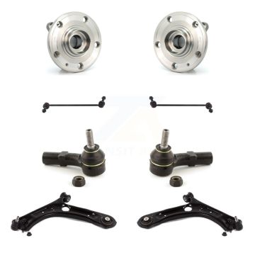 Front Bearing Lower Control Arm with BJ Outer Tie Rod Link Kit (8Pc) For Volkswagen Jetta K7T-109599