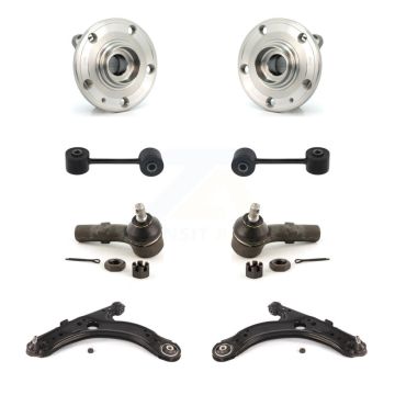 Front Bearing Lower Control Arm with BJ Outer Tie Rod Link Kit (8Pc) For Volkswagen Jetta K7T-109601