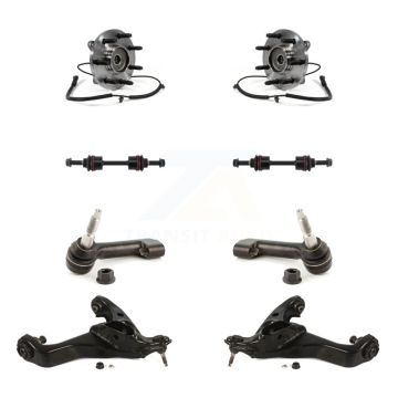 Front Bearing Lower Control Arm w/ Ball Joint Outer Tie Rod Link Kit (8Pc) For Ford F-150 K7T-109603