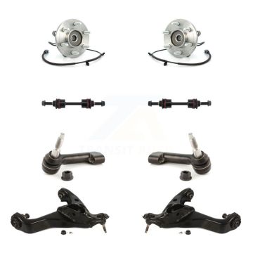 Front Bearing Lower Control Arm w/ Ball Joint Outer Tie Rod Link Kit (8Pc) For Ford F-150 K7T-109604