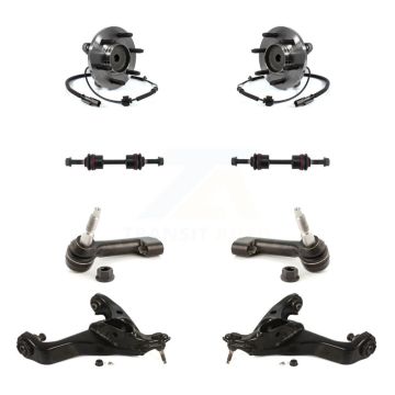 Front Bearing Lower Control Arm Outer Tie Rod & Link Kit (8Pc) For Ford F-150 Expedition K7T-109606