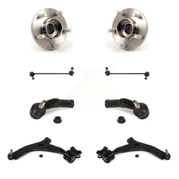 Front Bearing Lower Control Arm Outer Tie Rod & Link Kit (8Pc) For Volvo C30 S40 C70 V50 K7T-109613