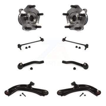 Front Bearing Lower Control Arm Outer Tie Rod Link Kit (8Pc) For Nissan Sentra NV200 City K7T-109623