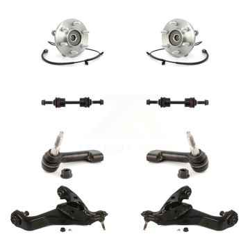 Front Bearing Lower Control Arm Outer Tie Rod Link Kit (8Pc) For Ford Expedition Lincoln K7T-109624