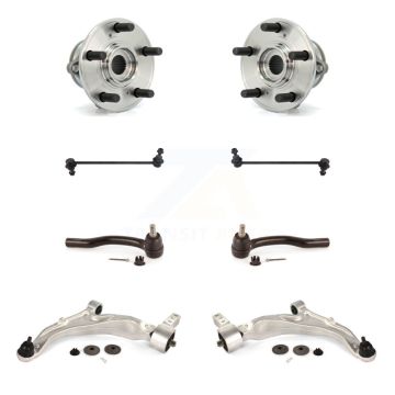 Front Bearing Lower Control Arm Ball Joint Outer Tie Rod Link Kit (8Pc) For Acura MDX ZDX K7T-109628
