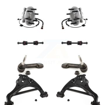 Front Bearing Lower Control Arm Outer Tie Rod & Link Kit (8Pc) For Ford F-150 Expedition K7T-109635
