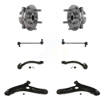 Front Bearing Lower Control Arm Outer Tie Rod Link Kit (8Pc) For Hyundai Elantra GT Base K7T-109639