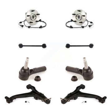 Front Hub Bearing Lower Control Arm Outer Tie Rod Link Kit (8Pc) For Jeep Grand Cherokee K7T-109640