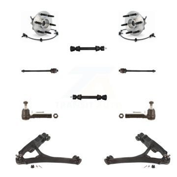 Front Bearing Lower Control Arm Outer Inner Tie Rod Link Kit (10Pc) For Chevrolet GMC XL K7T-109641