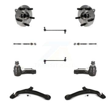 Front Bearing Lower Arm Outer Inner Tie Rod & Link Kit (10Pc) For 2011-2017 Honda Odyssey K7T-109648