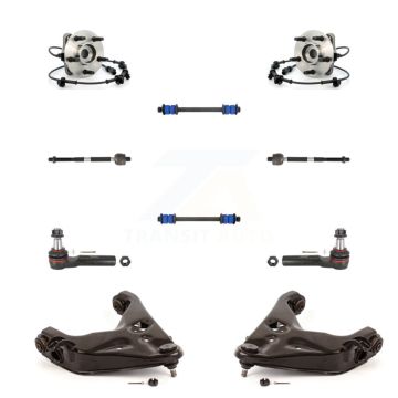 Front Bearing Lower Arm Outer Inner Tie Rod & Link Kit (10Pc) For Ford Ranger Mazda B4000 K7T-109653