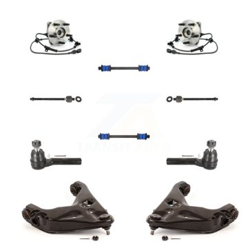 Front Bearing Lower Control Arm Outer Inner Tie Rod Link Kit (10Pc) For Ford Explorer 4WD K7T-109659