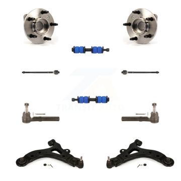 Front Bearing Lower Control Arm Outer Inner Tie Rod Link Kit (10Pc) For Buick Rendezvous K7T-109667