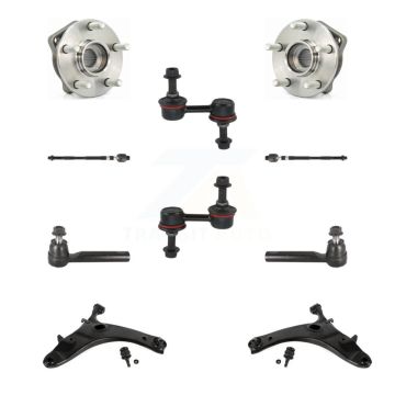 Front Bearing Lower Control Arm Outer Inner Tie Rod & Link Kit (10Pc) For Subaru Impreza K7T-109680