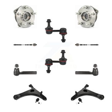 Front Bearing Lower Control Arm Outer Inner Tie Rod & Link Kit (10Pc) For Subaru Impreza K7T-109681