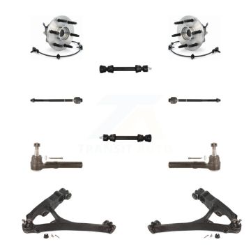 Front Bearing Lower Control Arm Outer Inner Tie Rod & Link Kit (10Pc) For Chevrolet 1500 K7T-109686