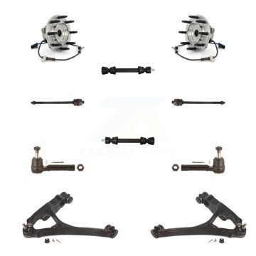 Front Bearing Lower Control Arm Outer Inner Tie Rod & Link Kit (10Pc) For Chevrolet 1500 K7T-109687