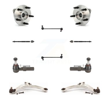 Front Hub Bearing Lower Control Arm Outer Inner Tie Rod Link Kit (10Pc) For Chevrolet HHR K7T-109695