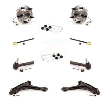 Front Bearing Lower Arm Outer Inner Tie Rod & Link Kit (10Pc) For Pontiac Grand Am Malibu K7T-109704