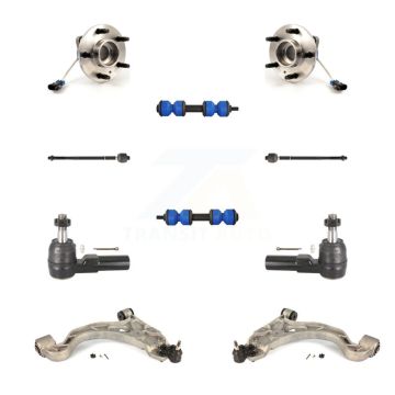Front Bearing Lower Arm Outer Inner Tie Rod & Link Kit (10Pc) For Buick LeSabre Cadillac K7T-109707